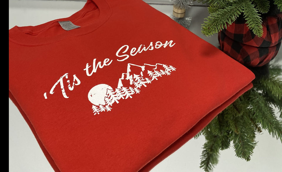 ‘Tis the Season Red Long Sleeve T-shirt
